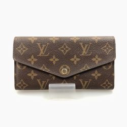 〇〇 LOUIS VUITTON ルイヴィトン モノグラム ポルトフォイユ サラ 二つ折り長財布 M60531 ブラウン Bランク