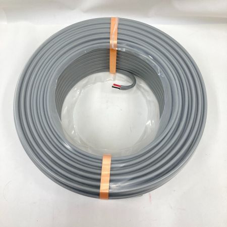  富士電線工業(FUJI ELECTRIC WIRE) 電材 VVFケーブル 3芯 3× 2.0 LFV-R 100m 未開封品 グレー