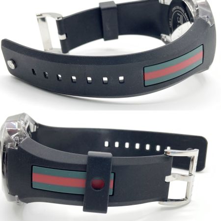  GUCCI グッチ シンク クォーツ 腕時計 YA137116 ブラック