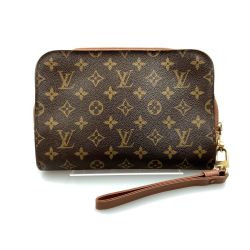〇〇 LOUIS VUITTON ルイヴィトン モノグラム オルセー セカンドバッグ  M51790 ブラウン 現状渡し Cランク