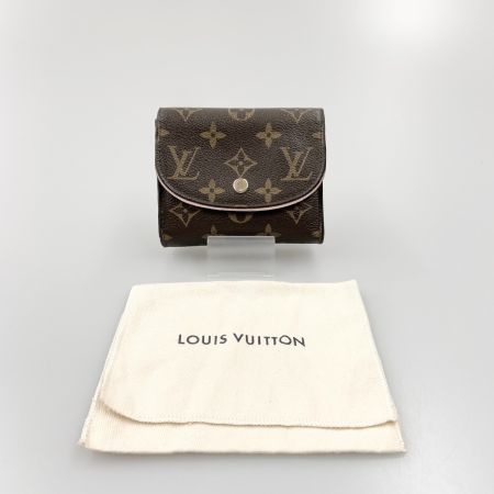  LOUIS VUITTON ルイヴィトン モノグラム ポルトフォイユ アリアンヌ 三つ折り短財布 M62037 ブラウン
