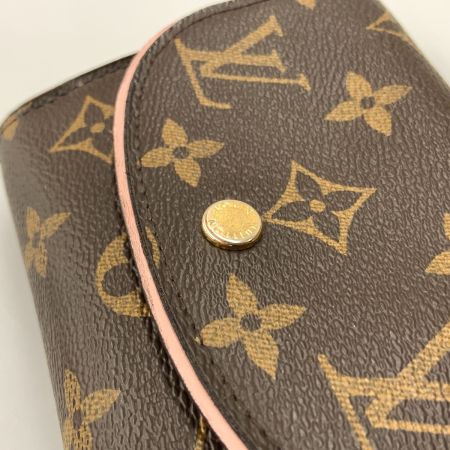  LOUIS VUITTON ルイヴィトン モノグラム ポルトフォイユ アリアンヌ 三つ折り短財布 M62037 ブラウン
