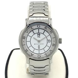 〇〇 BVLGARI ブルガリ ソロテンポ クォーツ 腕時計 ST29S シルバー Bランク