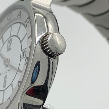  BVLGARI ブルガリ ソロテンポ クォーツ 腕時計 ST29S シルバー