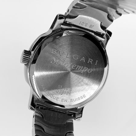  BVLGARI ブルガリ ソロテンポ クォーツ 腕時計 ST29S シルバー