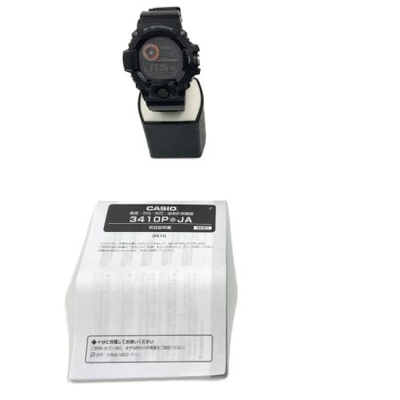  CASIO カシオ Gショック レンジマン ソーラー電波クォーツ GW-9400BJ-1JF ブラック
