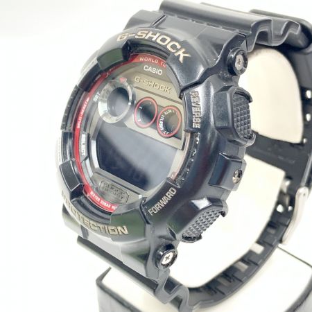  CASIO カシオ Gショック クォーツ 腕時計 GD-120TS ブラック x レッド