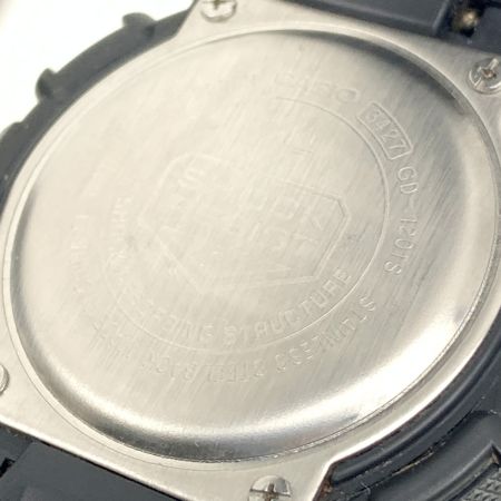  CASIO カシオ Gショック クォーツ 腕時計 GD-120TS ブラック x レッド