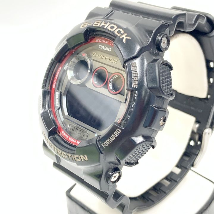 CASIO カシオ Gショック クォーツ 腕時計 GD-120TS ブラック x レッド
