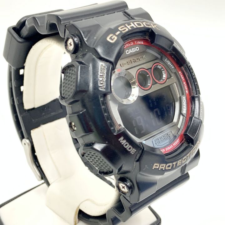 CASIO カシオ Gショック クォーツ 腕時計 GD-120TS ブラック x レッド