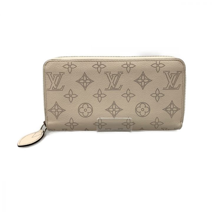 LOUIS VUITTON ルイヴィトン マヒナ ジッピーウォレット ラウンドファスナー 長財布 M58878  ホワイト｜中古｜なんでもリサイクルビッグバン