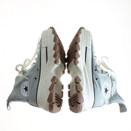  CONVERSE コンバース ハイカットスニーカー 23.5cm 1SD412 グレー TREKWAVE HI 厚底