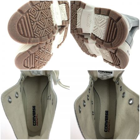  CONVERSE コンバース ハイカットスニーカー 23.5cm 1SD412 グレー TREKWAVE HI 厚底