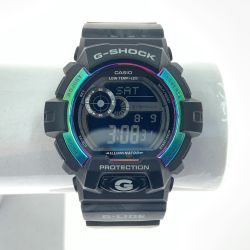 〇〇 CASIO カシオ Gショック Gライド オーロラモチーフ クォーツ腕時計 GLS-8900AR ブラック Aランク