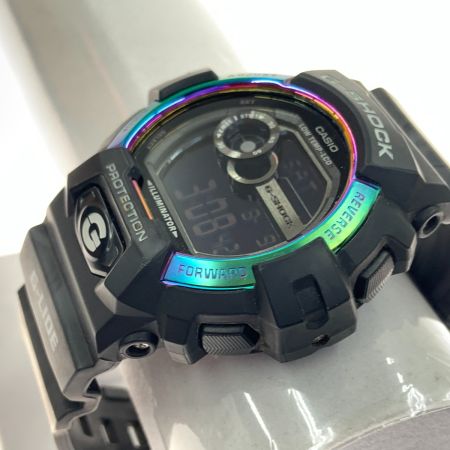  CASIO カシオ Gショック Gライド オーロラモチーフ クォーツ腕時計 GLS-8900AR ブラック