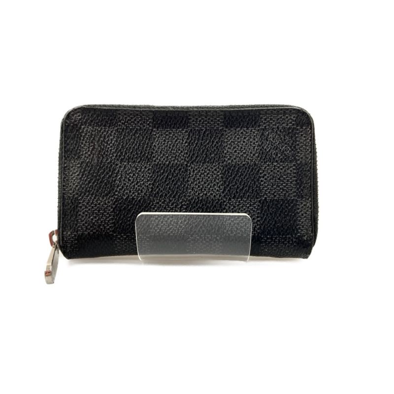 中古】 LOUIS VUITTON ルイヴィトン ダミエ グラフィット ジッピー