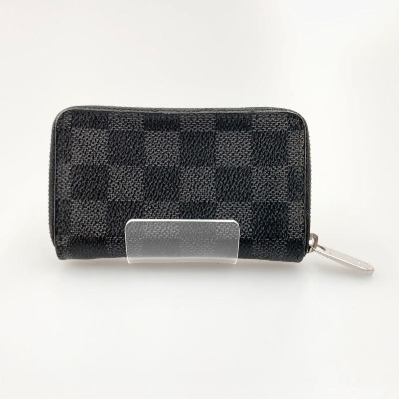 中古】 LOUIS VUITTON ルイヴィトン ダミエ グラフィット ジッピー