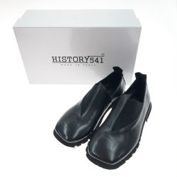 〇〇 history541 靴 スリッポン レディース サイズ36 ブラック Aランク