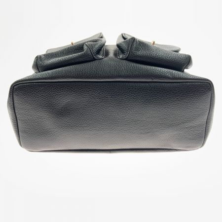  COACH コーチ Billie Pebbled Leather Backpack ビリー ペブルドレザー リュック バックパック ブラック