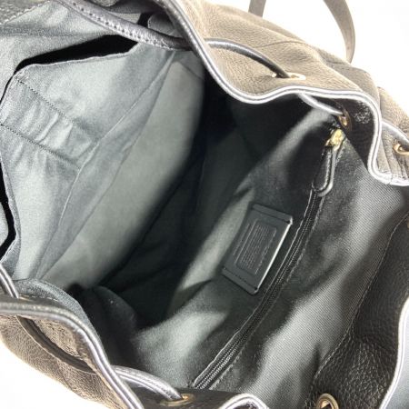 COACH コーチ Billie Pebbled Leather Backpack ビリー ペブルドレザー リュック バックパック ブラック