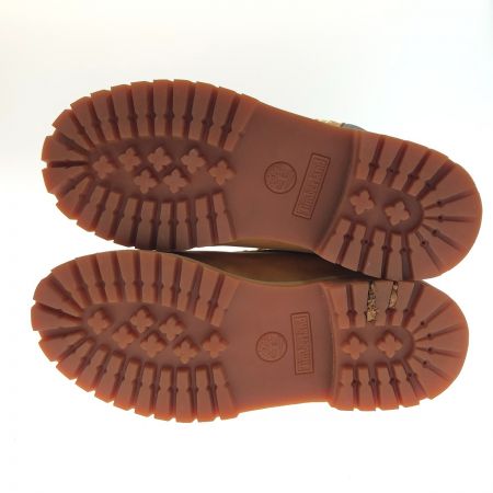  Timberland ティンバーランド JUNIOR 6INCH PREMIUM WATERPROOF BOOT レディース ブーツ 24cm 012909 ベージュ