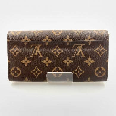 LOUIS VUITTON ルイヴィトン モノグラム ポルトフォイユ サラ 二つ折り長財布 M62235 ブラウン x  ピンク｜中古｜なんでもリサイクルビッグバン