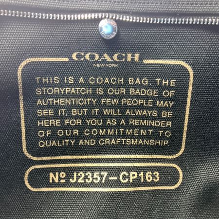  COACH コーチ カーゴ トート バッグ 42  CP163 ブラック