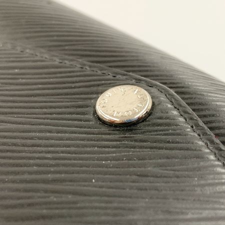  LOUIS VUITTON ルイヴィトン エピ ポルトフォイユ サラ 二つ折り長財布 M64322 ブラック x ピンク