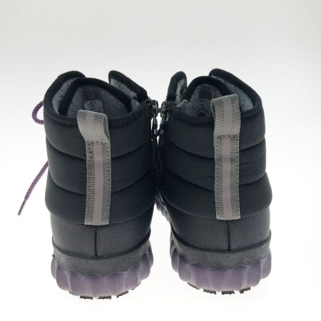  TOKYO CAMPGO トーキョーキャンプゴー レディース ナイロンキルティング 軽量ブーツ L 4811SC ブラック×パープル