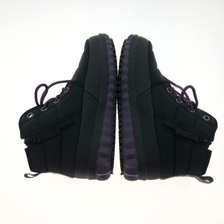  TOKYO CAMPGO トーキョーキャンプゴー レディース ナイロンキルティング 軽量ブーツ L 4811SC ブラック×パープル