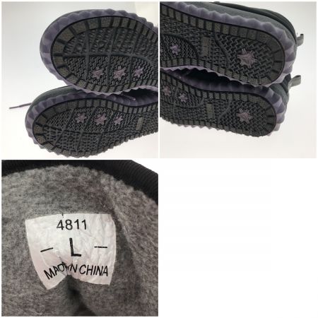  TOKYO CAMPGO トーキョーキャンプゴー レディース ナイロンキルティング 軽量ブーツ L 4811SC ブラック×パープル