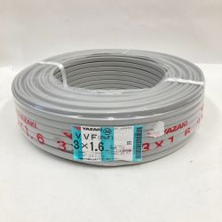 〇〇 YAZAKI 電材 VVFケーブル 3芯 3× 1.6 PbF 100m 未開封品 Sランク