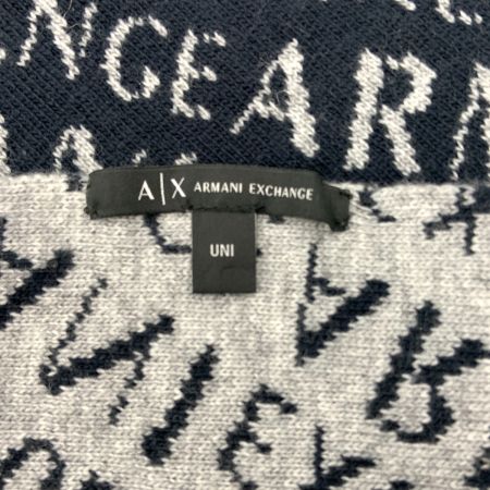  ARMANI EXCHANGE  アルマーニ エクスチェンジ  マフラー ネイビー