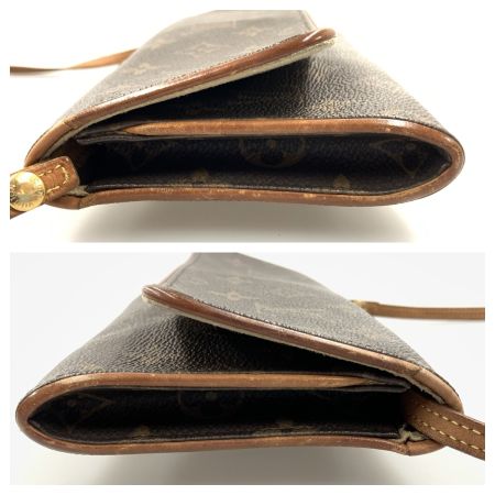  LOUIS VUITTON ルイヴィトン モノグラム ポシェット ツインGM ショルダーバッグ M51852 ブラウン