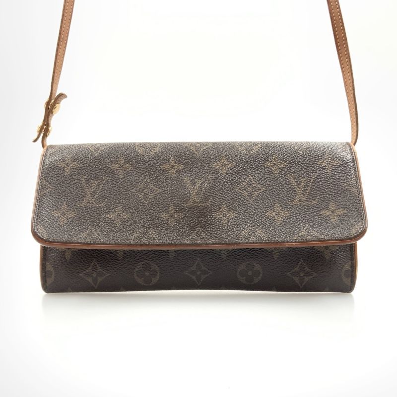 中古】 LOUIS VUITTON ルイヴィトン モノグラム ポシェット ツインGM ...