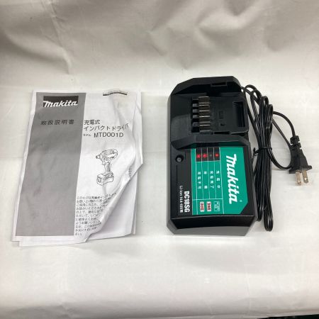  MAKITA マキタ 充電式 インパクトドライバ 充電器付 コードレス式 14.4V MTD001D グリーン