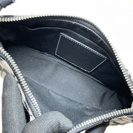  COACH コーチ シグネチャー ハンドバッグ 6094 ブラック x グレー