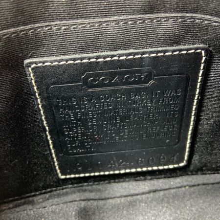  COACH コーチ シグネチャー ハンドバッグ 6094 ブラック x グレー