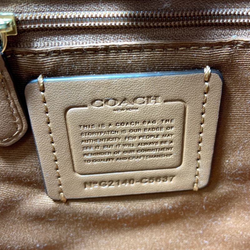 中古】 COACH コーチ デンプシー トート 22 シグネチャー 2WAY トート