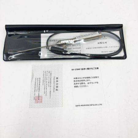  SATO 防水デジタル温度計 センサ付 SK-270WP-K 未使用品