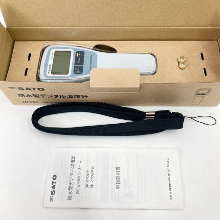  SATO 防水デジタル温度計 センサ付 SK-270WP-K 未使用品