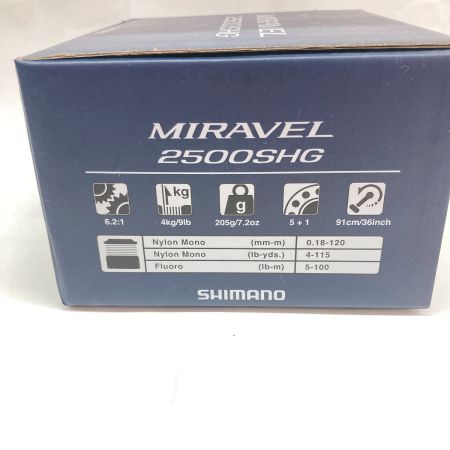  SHIMANO シマノ MIRAVEL 22 ミラベル 2500SHG 045164 スピニングリール