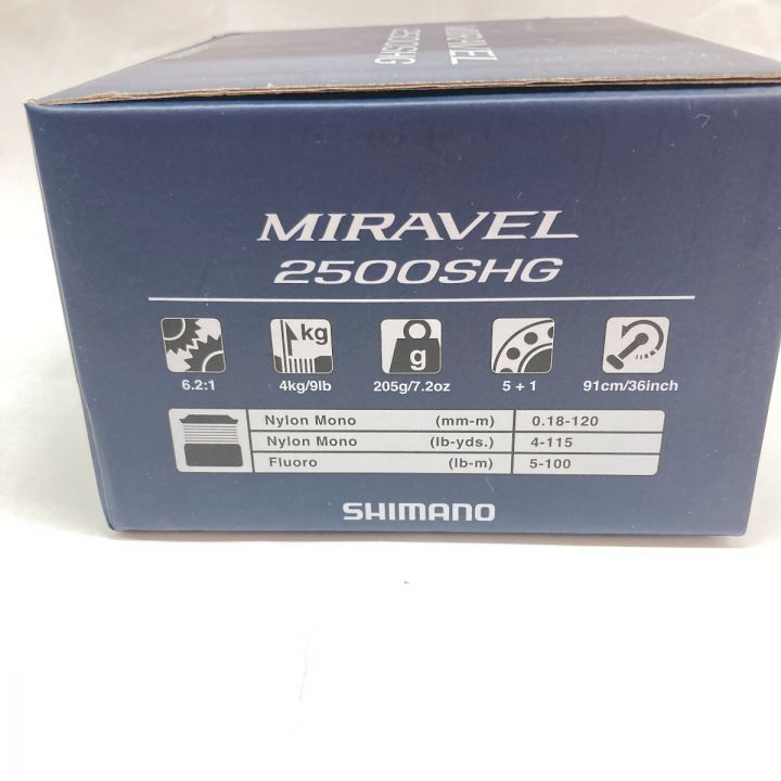 MIRAVEL 22 ミラベル 2500SHG シマノ SHIMANO 045164 釣り用品 リール スピニングリール ｜中古｜なんでもリサイクルビッグバン