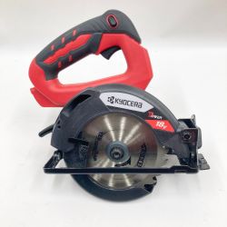 〇〇 KYOCERA キョウセラ 家庭向け 充電式 丸ノコ 充電器付 コードレス式 BW-1800 レッド Bランク