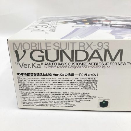  BANDAI バンダイ MG 機動戦士ガンダム Ver.ka プラモデル ガンプラ RX-93