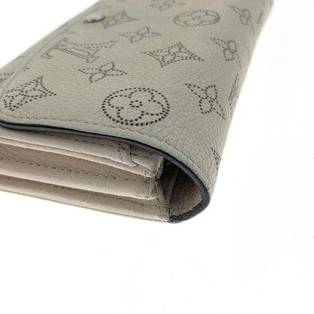  LOUIS VUITTON ルイヴィトン マヒナ ヒナ ポルトフォイユ イリス M60177 レディース 二つ折り長財布 M60177 アイボリー