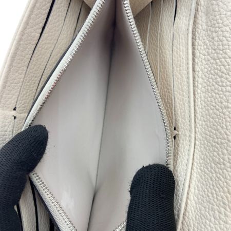 LOUIS VUITTON ルイヴィトン マヒナ ヒナ ポルトフォイユ イリス M60177 レディース 二つ折り長財布 M60177 アイボリー