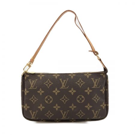  LOUIS VUITTON ルイヴィトン モノグラム ポシェット アクセソワール アクセサリーポーチ M51980 ブラウン