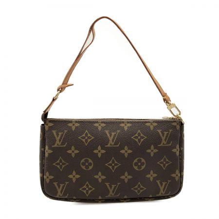  LOUIS VUITTON ルイヴィトン モノグラム ポシェット アクセソワール アクセサリーポーチ M51980 ブラウン