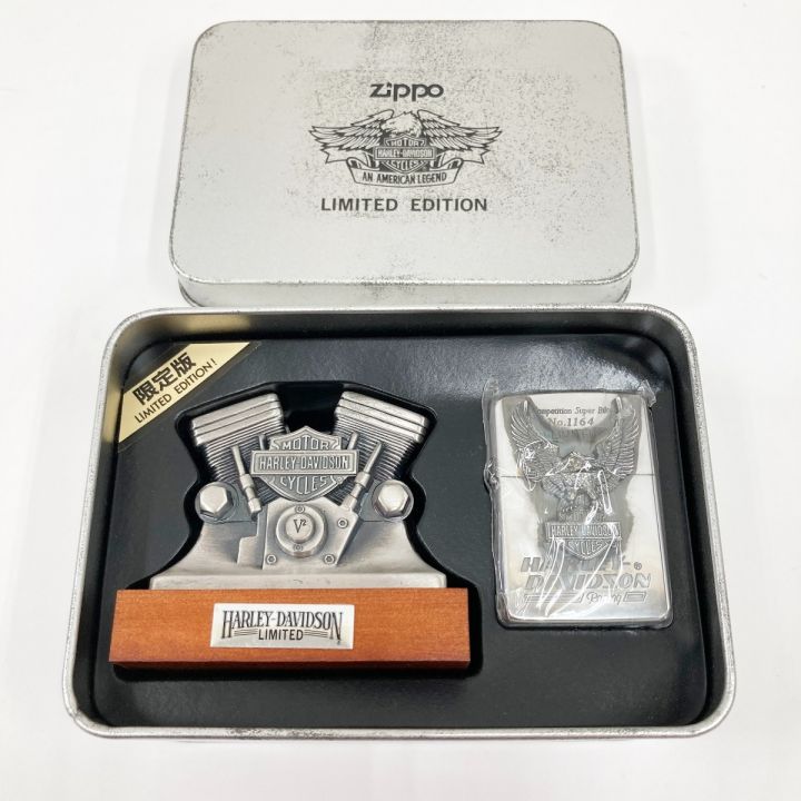 ZIPPO ジッポー HARLEY DAVIDSON ハーレーダビッドソン LIMITED EDITION No.1164  未使用品｜中古｜なんでもリサイクルビッグバン